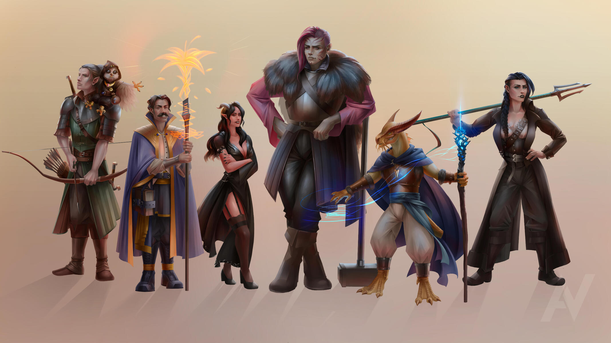 Commissioned DnD Party