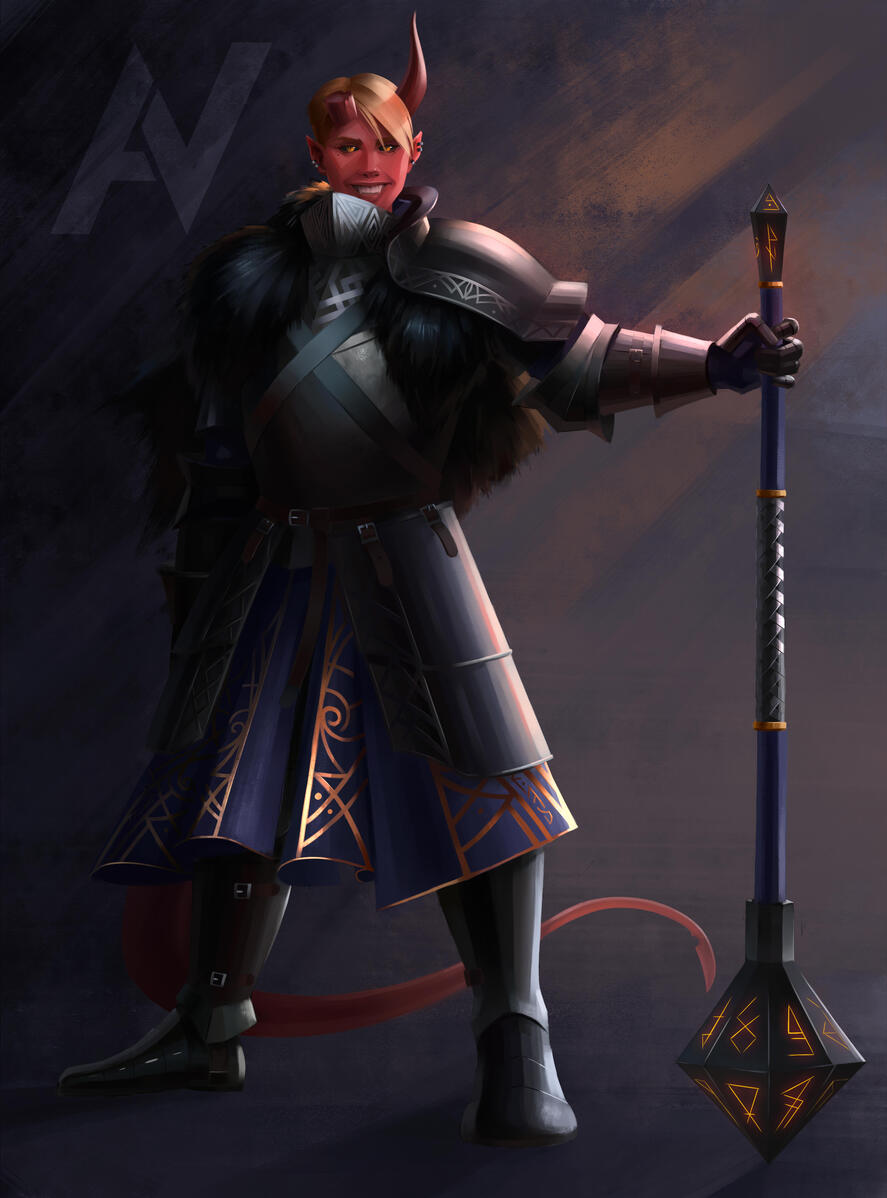 Tiefling Paladin OC